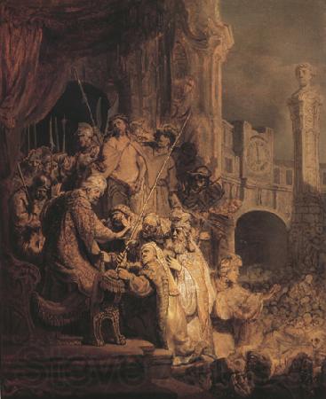 REMBRANDT Harmenszoon van Rijn Ecce Homo (mk33)